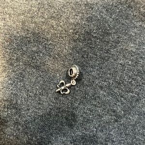 Pandora Fleur De Lis retired sterling silver bead